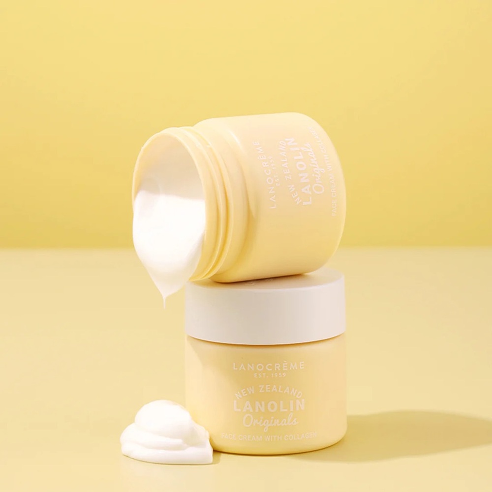 Lanocreme New Zealand Lanolin Face Cream with Collagen